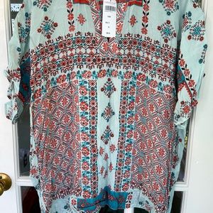 Coldwater Creek 
Boho sheer top